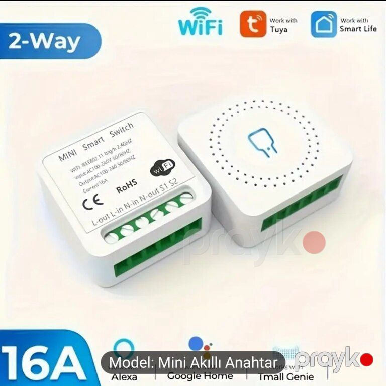 Tuya Mini Wi-Fi Keçid Modulu — Şəbəkə və server avadanlığı, Bakı