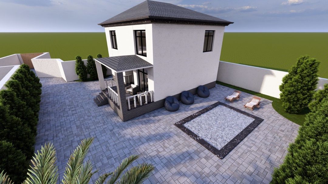 Satılır 6 otaqlı həyət evi/bağ evi 220 m² — Ev, villa, Bakı (6)