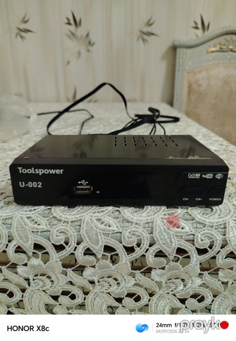 Toolspower U-002 rəqəmsal TV qəbuledicisi (DVB-T2) - DVB-T2 yerüstü — Bakı