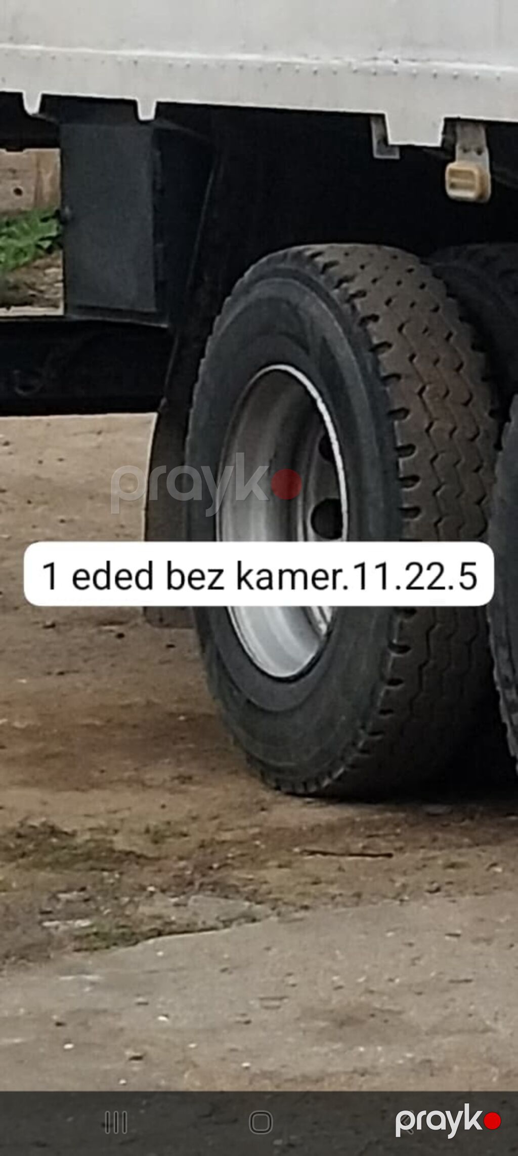 Bez kamer təkər – yük avtomobilləri üçün. - Ölçü: 11R22.5 (şin ölçüsü — Şinlər, Digah (4)