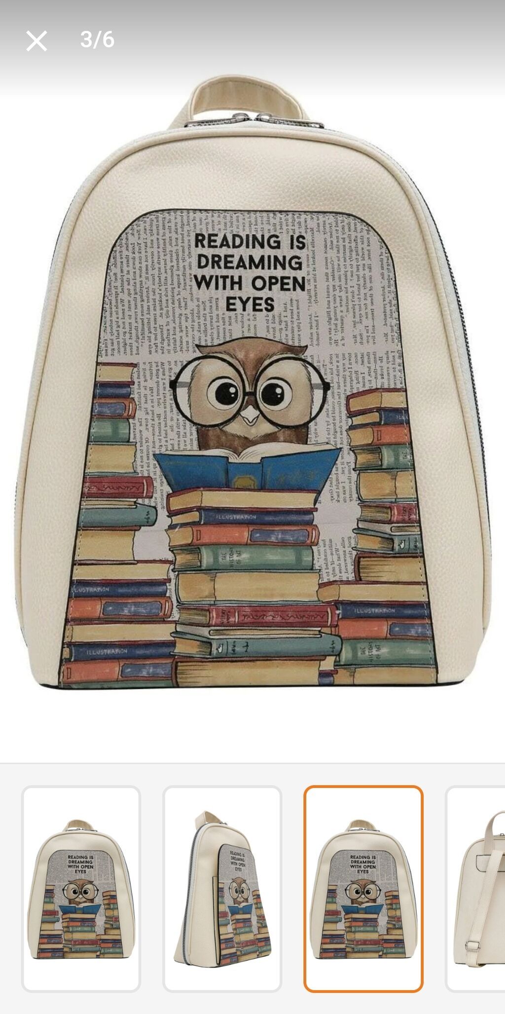 Məhsul: Mini bel çantası – “Reading is dreaming with open eyes” temalı — Çantalar, çamadanlar, cüzdanlar, Bakı (3)