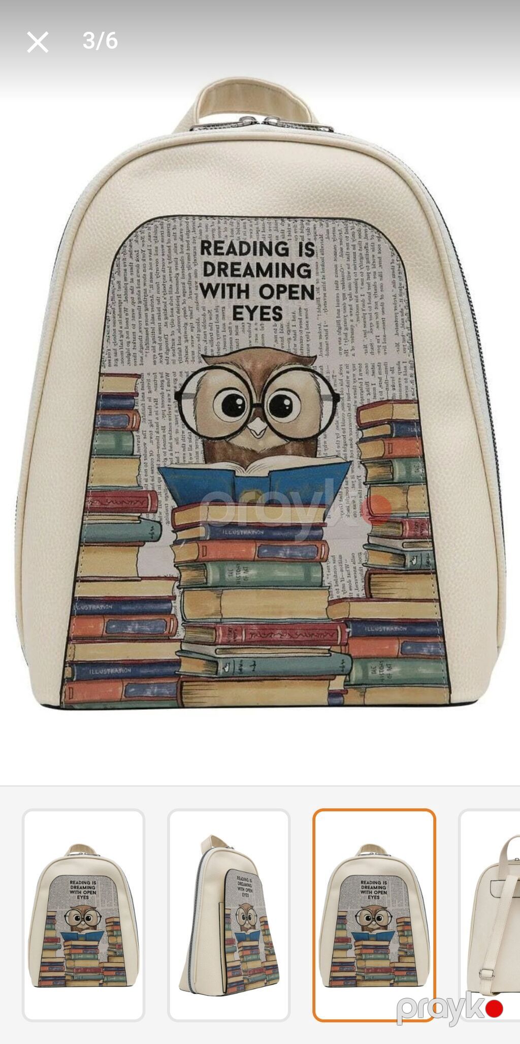 Məhsul: Mini bel çantası – “Reading is dreaming with open eyes” temalı — Çantalar, çamadanlar, cüzdanlar, Bakı (3)