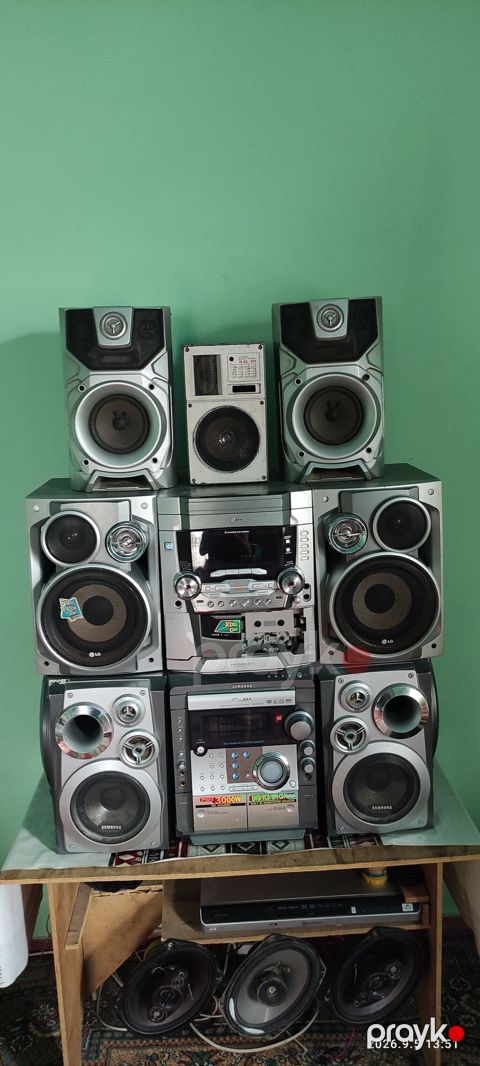 Ev üçün audio mikrosistemlər və akustik kolonlar dəsti - Markalar: LG — Quba