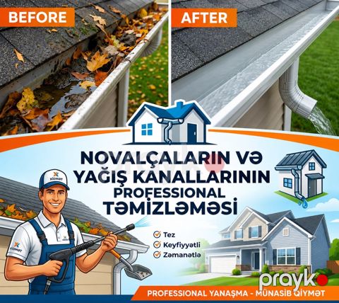 Novalça və yağış kanallarının təmizlənməsi — Bakı