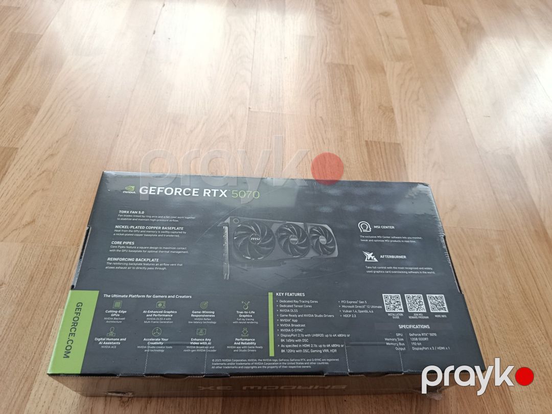 Msı RTX 5070 12GB — Kompüterlər və noutbuklar, Bakı (9)
