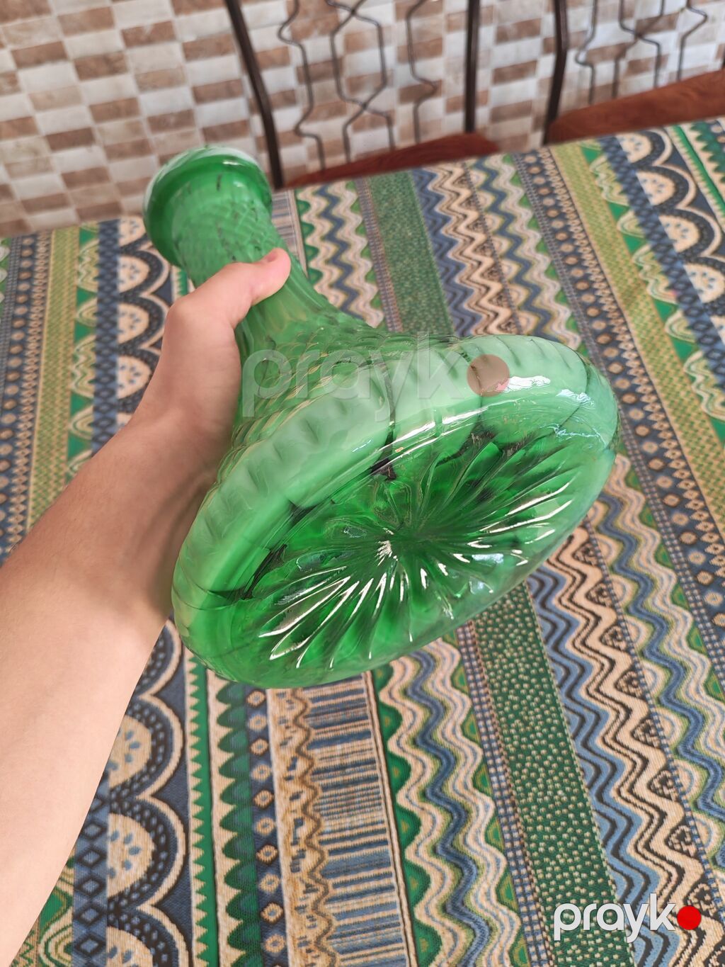 Yaşıl şüşə qəlyan kolbası (qabı) Salam.Qəlyan kolbasi "Alfa" di — Elektronik siqaretlər, Bakı (3)