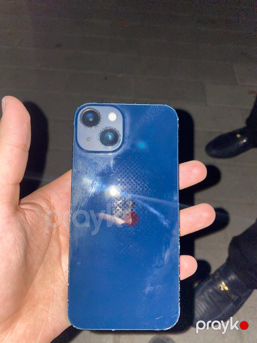 Apple iPhone 14 Blue 128GB/6GB — Smartfonlar, Gəncə