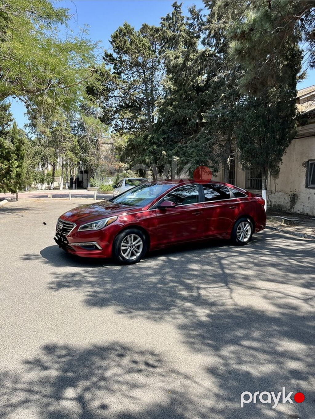 Hyundai Sonata sedan - Korpus: 4 qapılı sedan, albalı/qırmızı rəng — Avtomobillər, Bakı (9)