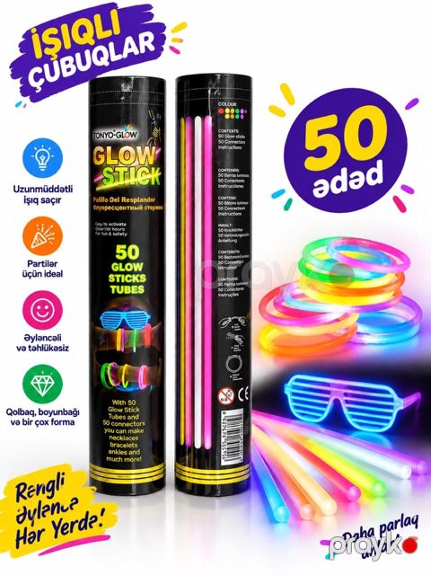 Fosfor Çubuqlar – 50 ədəd — Bakı