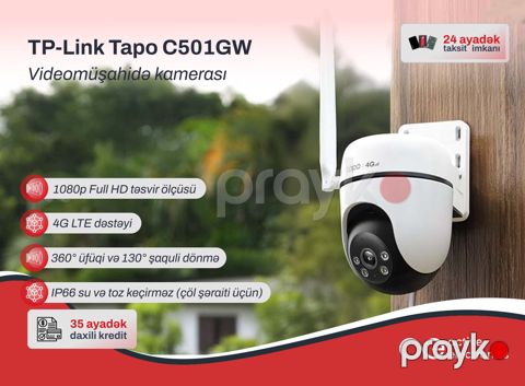 Təhlükəsizlik kamerası TP-Link Tapo C501GW 4G — Bakı