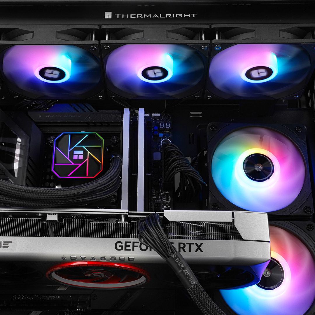 Maye soyutma "ThermalRight Aqua Elite 360 Black Argb V3 LGA1700" — Kompüterlər və noutbuklar, Bakı (8)