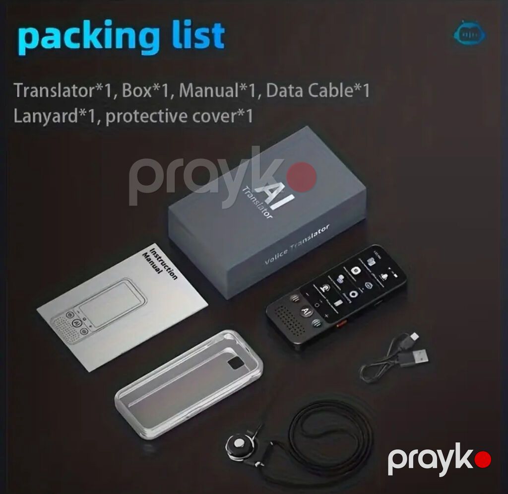 Tərcümə aparatı AI Translator–139 Dildə Cib Tərcüməçiniz Model — Digər, Bakı (2)
