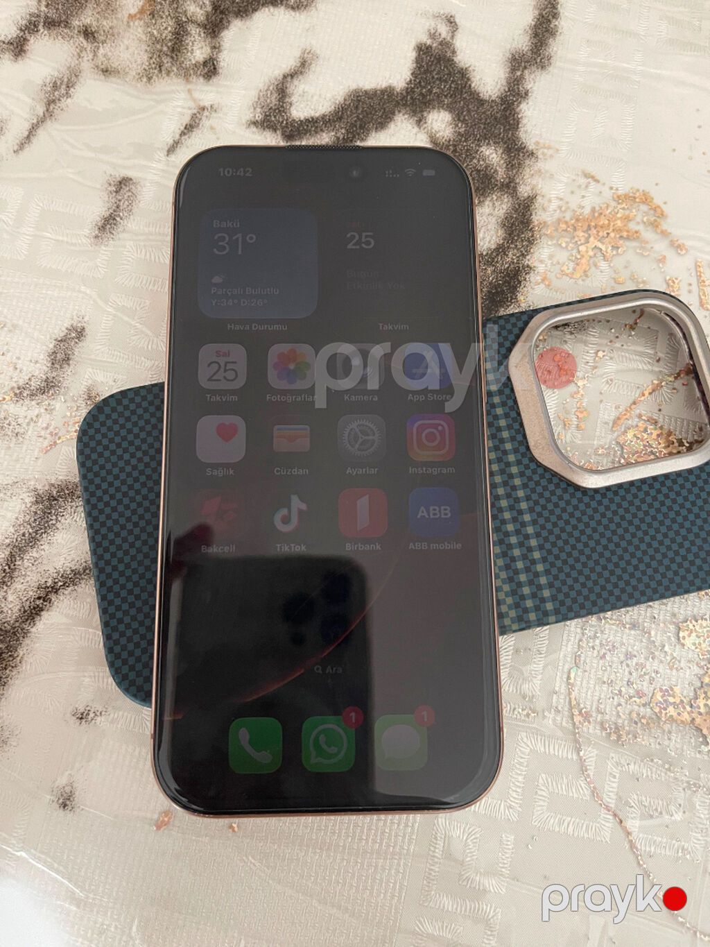 IPhone 16 Pro, 128 GB, Desert Titanium — Apple iPhone, Biləsuvar (2)