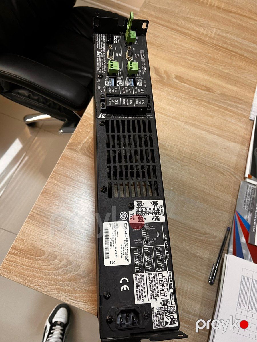 Qsc cx204v amplifier — Səs texnikası, Bakı (3)