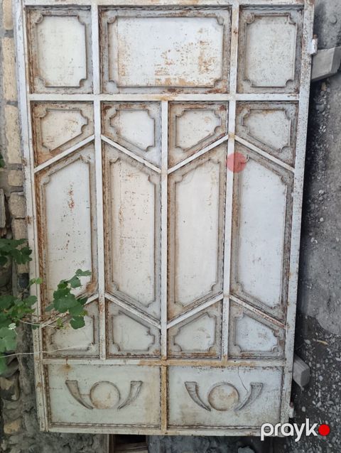 İşlənmiş Dəmir Həyət darvazası, Yana açılan, 4 m, Mexaniki, rəng - Boz, Kredit yoxdur, Ödənişli quraşdırma, Ünvandan götürmə — Yevlax