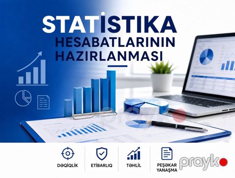 Statistika hesabatlarının hazırlanması və göndərilməsi (aylıq, rüblük — Bakı