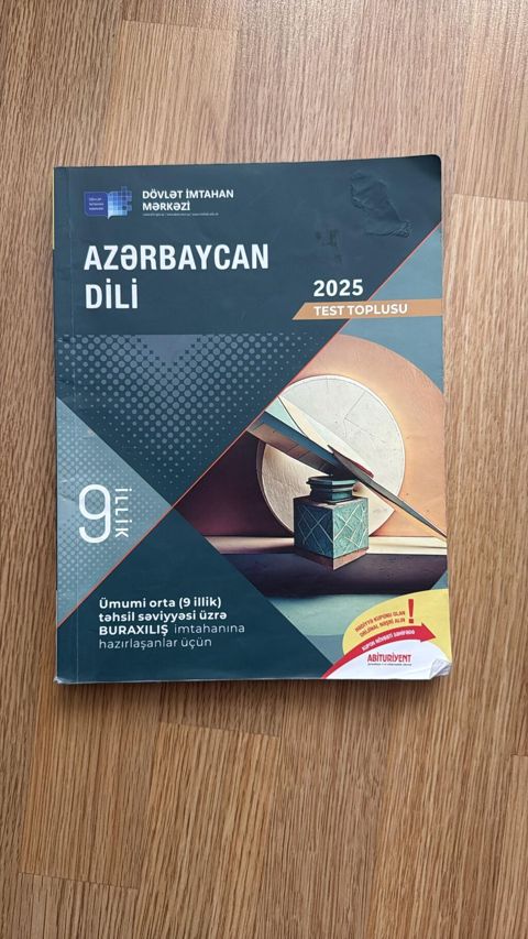 Məhsul: “Azərbaycan dili – 2025 Test toplusu” (Dövlət İmtahan — Bakı