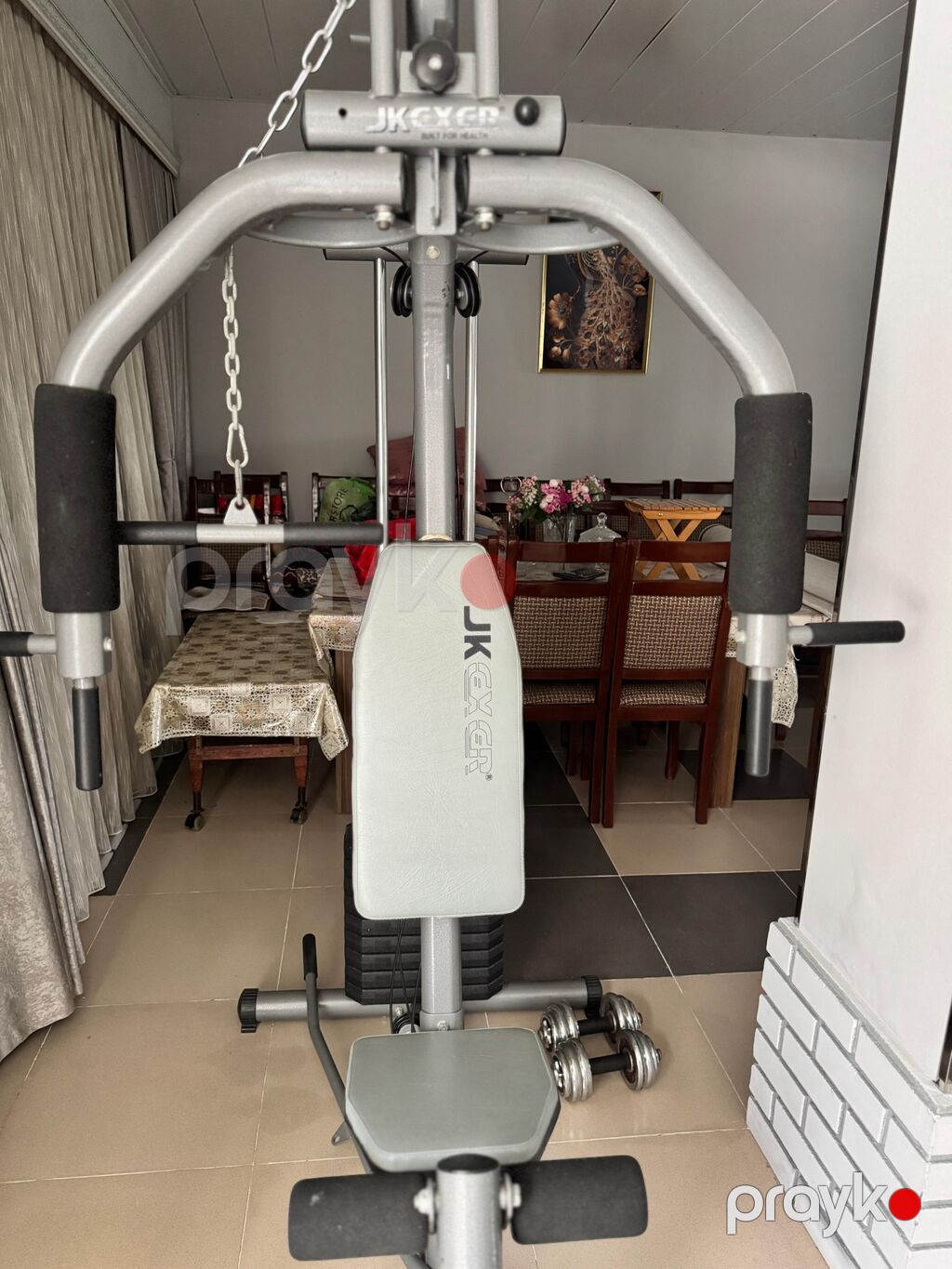 Çoxfunksiyalı ev trenajoru – kabel və blok sistemi ilə - Tam bədən — Digər simulyatorlar, Digah (6)