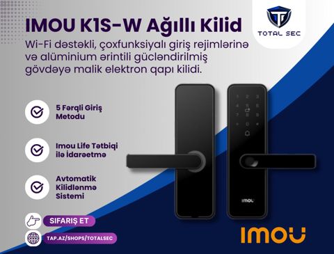 İmou ağıllı kilid - K1S-W — Bakı