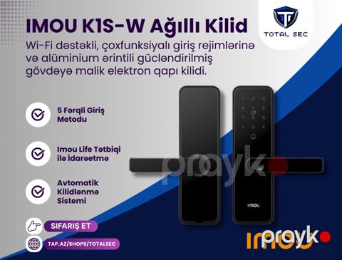 İmou ağıllı kilid - K1S-W — Bakı