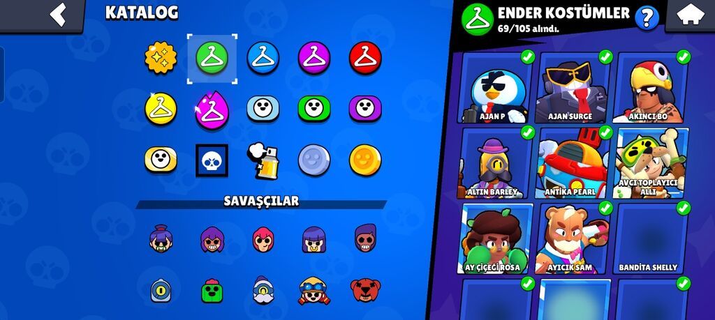 Brawl Stars hesabı – yüksək trofeyli və zəngin kontentli - Kupa yolu — Digər, Bakı (4)