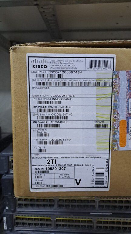Cisco C9200L-24T-4G-E Switch — Şəbəkə və server avadanlığı, Bakı (2)