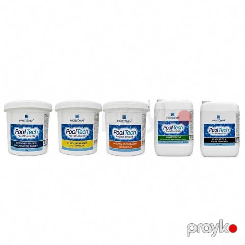Hovuz kimyasalı dəst Pooltech Hovuz kimyasalı komplekt Pooltech
