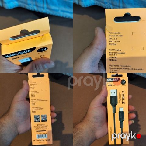 Kakusıga Usb-a to Type-C şarj və data kabeli - Uzunluq: 1 metr (1M) — Sumqayıt