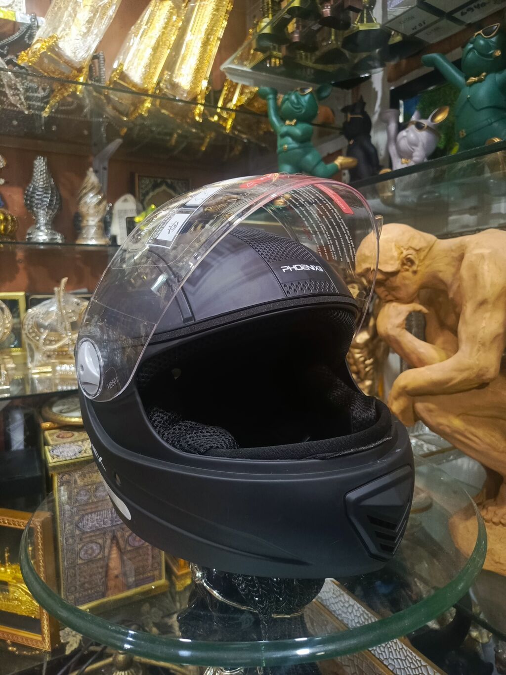 Tam üzlü moto dəbilqələr 35-azn Hər zövqə uyğun Kaskalar var. Ünvan Q — Motosiklet geyimi, Bakı (6)