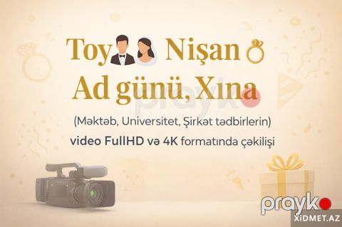 video çəkiliş xidməti — Bakı