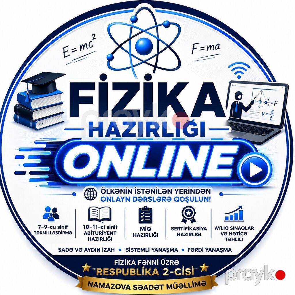 Repetitor, Fizika, Azərbaycan dili, Abituriyent hazırlığı — Fərdi dərslər, Digah