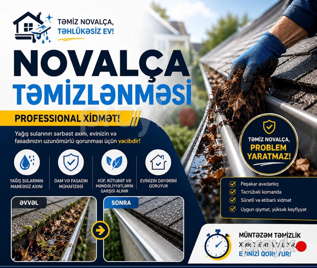 Novalça və yağış kanallarının təmizlənməsi — Təmizlik, Bakı (2)