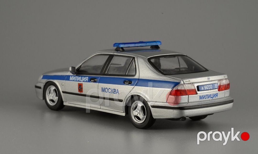 Saab 9-5 Police Moscow Russia 1:43 DeAgostini World's Police Car — Kolleksiyalar, Bakı (5)