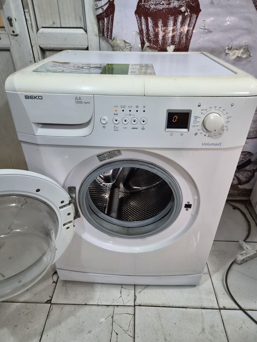 Paltaryuyan maşın Beko, 6 kq, İşlənmiş, Avtomat, Pulsuz çatdırılma, Ödənişli çatdırılma — Çamaşır maşınları, Bakı (3)