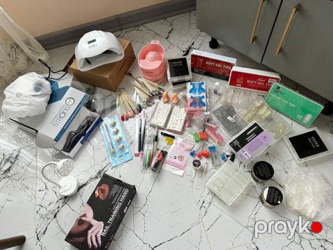Peşəkar manikür və dırnaq sənəti üçün tam avadanlıq və aksesuar dəsti — Bakı