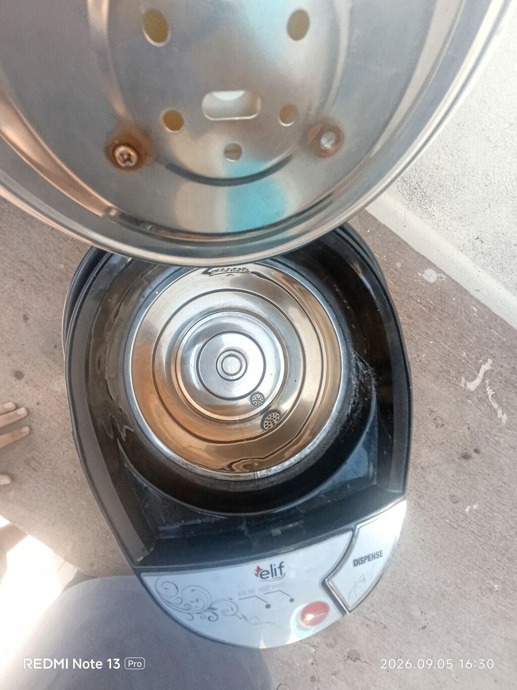 Elif elektrikli termos (su qızdırıcısı/dispensər) Dispense(basirsan su — Elektrik çaydanları və termoslar, Masazır (2)