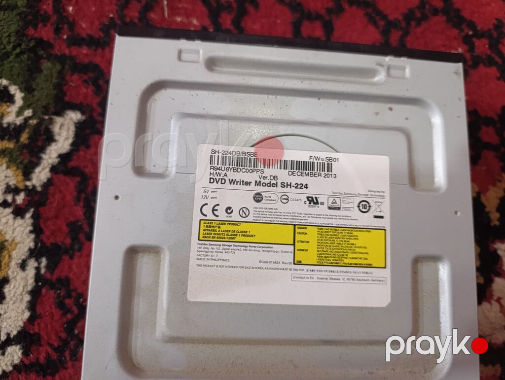 Samsung SH-224 DVD yazıcı (Super-WriteMaster) - Daxili 5.25" optik — DVD pleyer, Bakı (3)