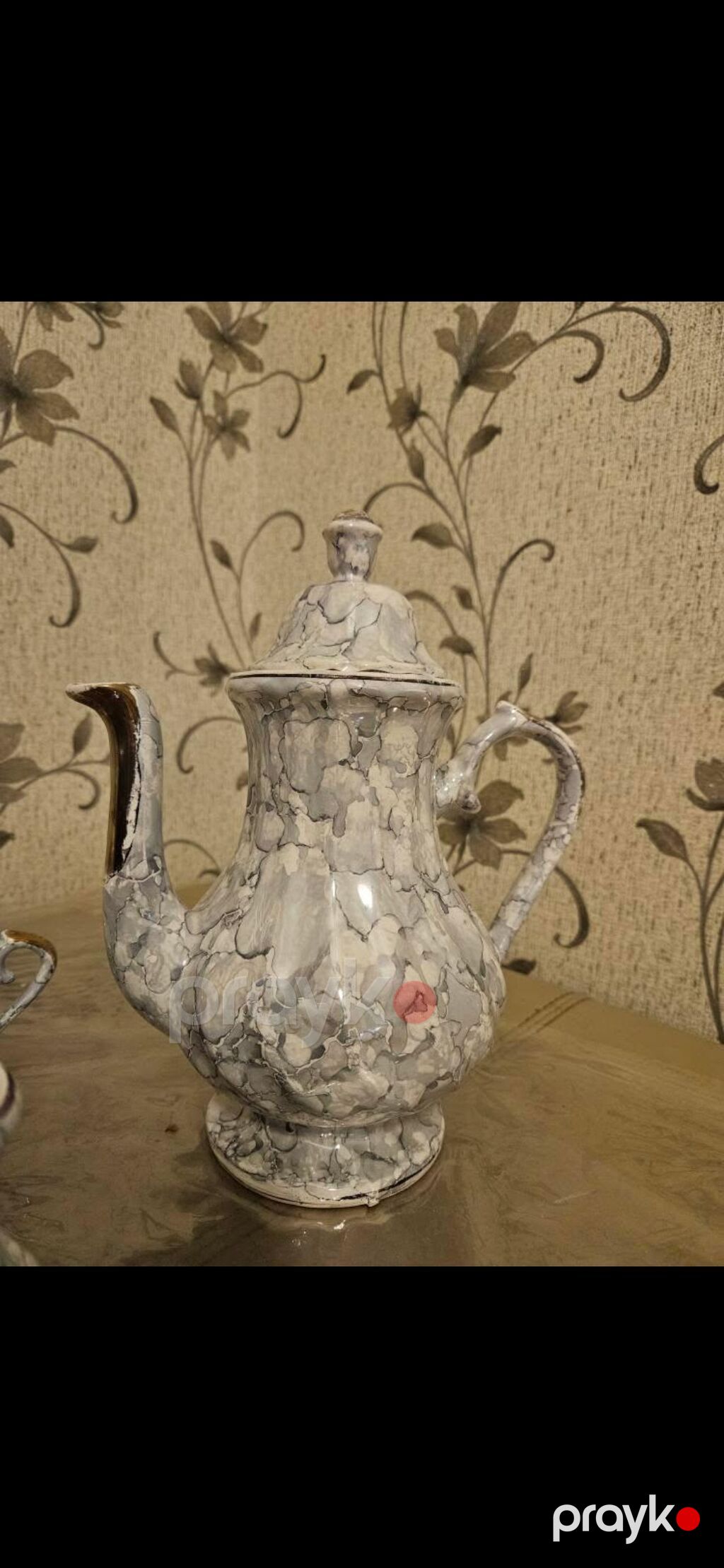 Sovet dövrünə aid (1970–80-ci illər) vintaj keramika çay dəsti.3 — Mebel, Masazır (4)