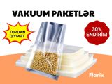 Vakuum paketlər — Ürünler