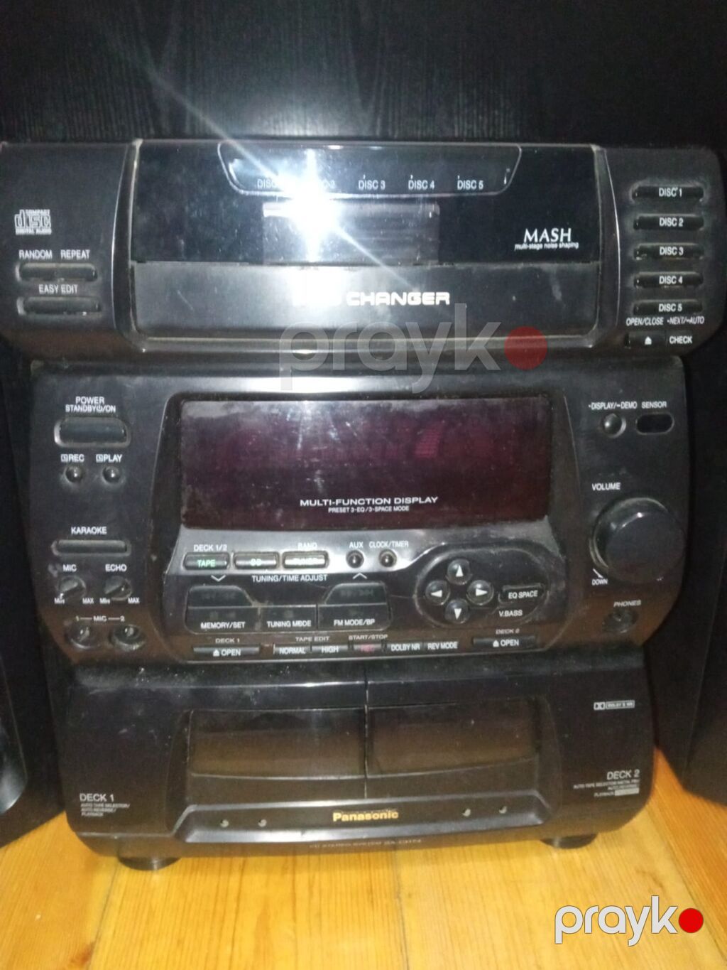 Panasonic musiqi mərkəzi – tam komplekt (əsas blok + 2 akustik — Akustik sistemlər, Digah (4)