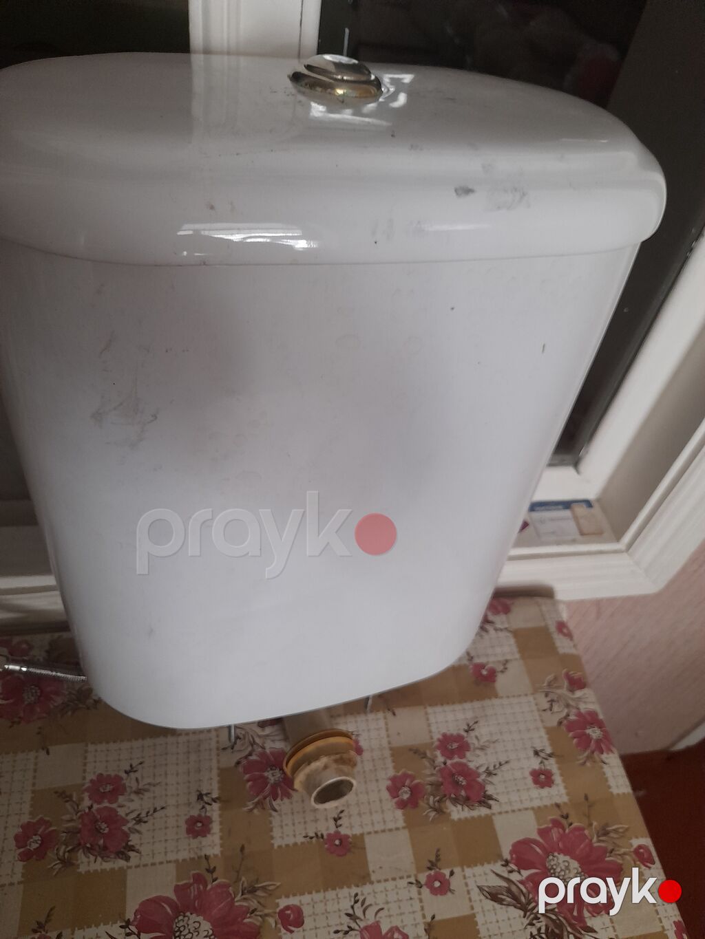 Satılır: tualet üçün mexaniki yuma çəni - Material: keramik (ağ) — Tualetlər, Bakı (4)