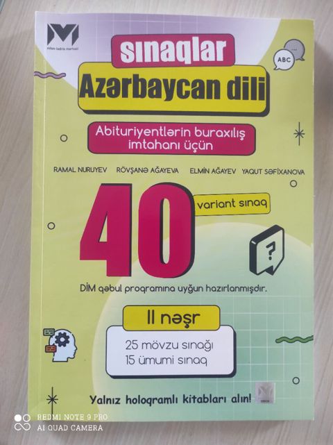 MHM ana dili 40 variant sinaq — Bakı