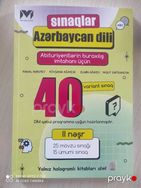 MHM ana dili 40 variant sinaq — Bakı