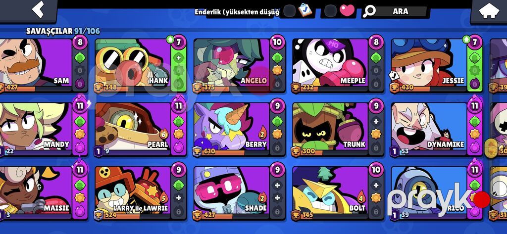 Brawl Stars oyun hesabı - Kupa: 47,601 - Seviyyə: 22, XP 175/950 — Şəxsi əşyalar, Bakı (6)