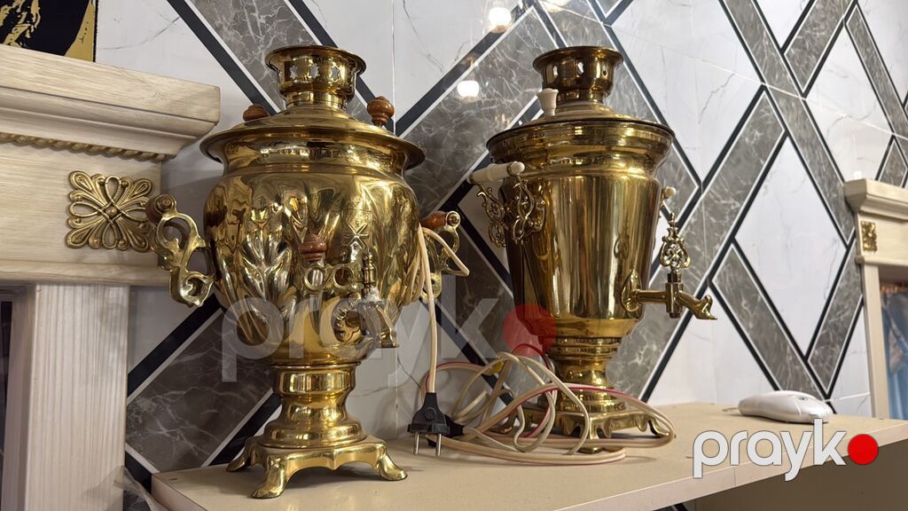 Məhsul: Pirinç samovarlar (2 ədəd) Ideal Vəziyyətdədilər 1cə ay — Samovarlar, Bakı (2)
