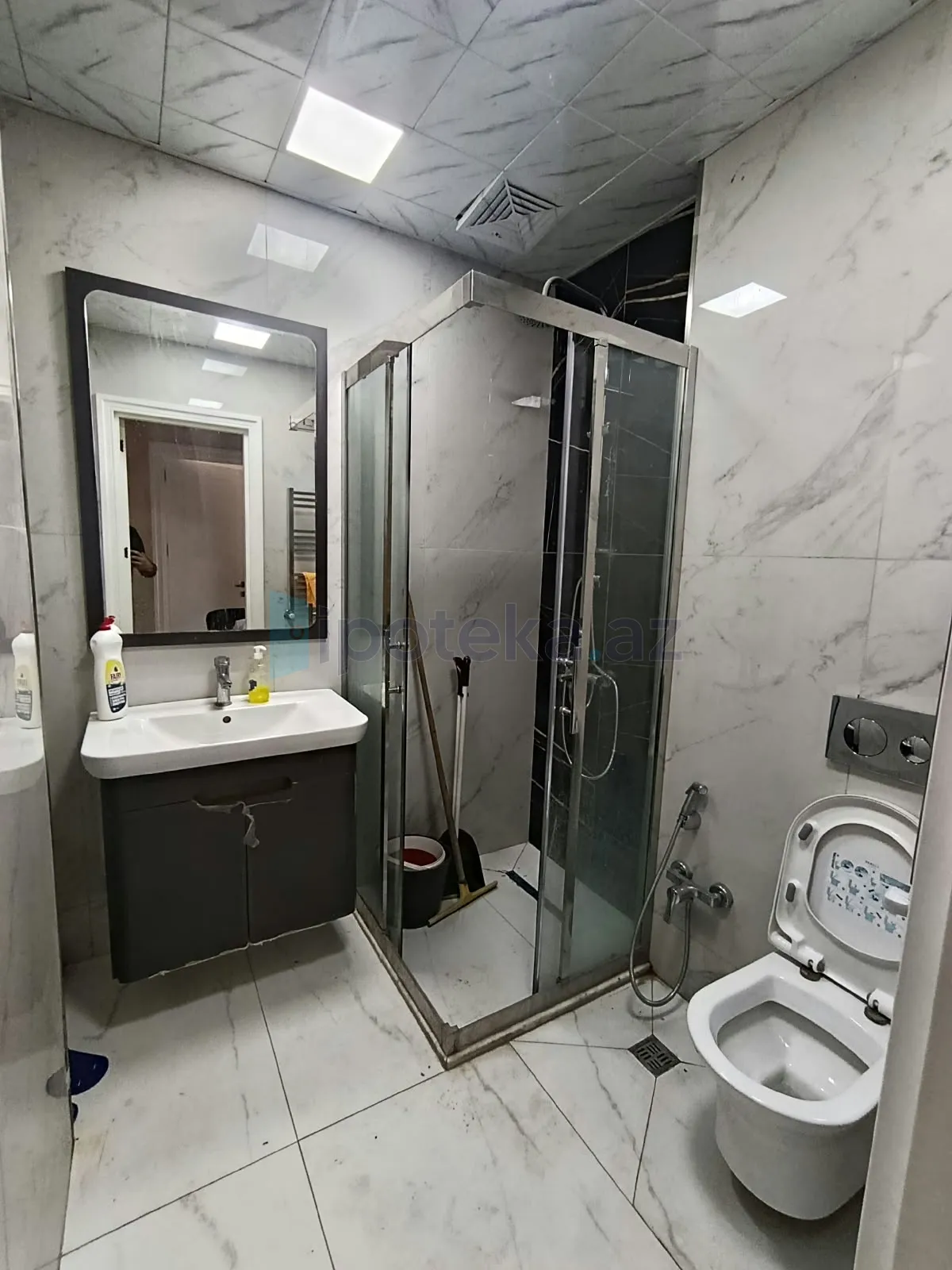 Satılır: 2 Otaq, Yeni tikili, Nəsimi r., 66.00 m² — Mənzil, Bakı (10)