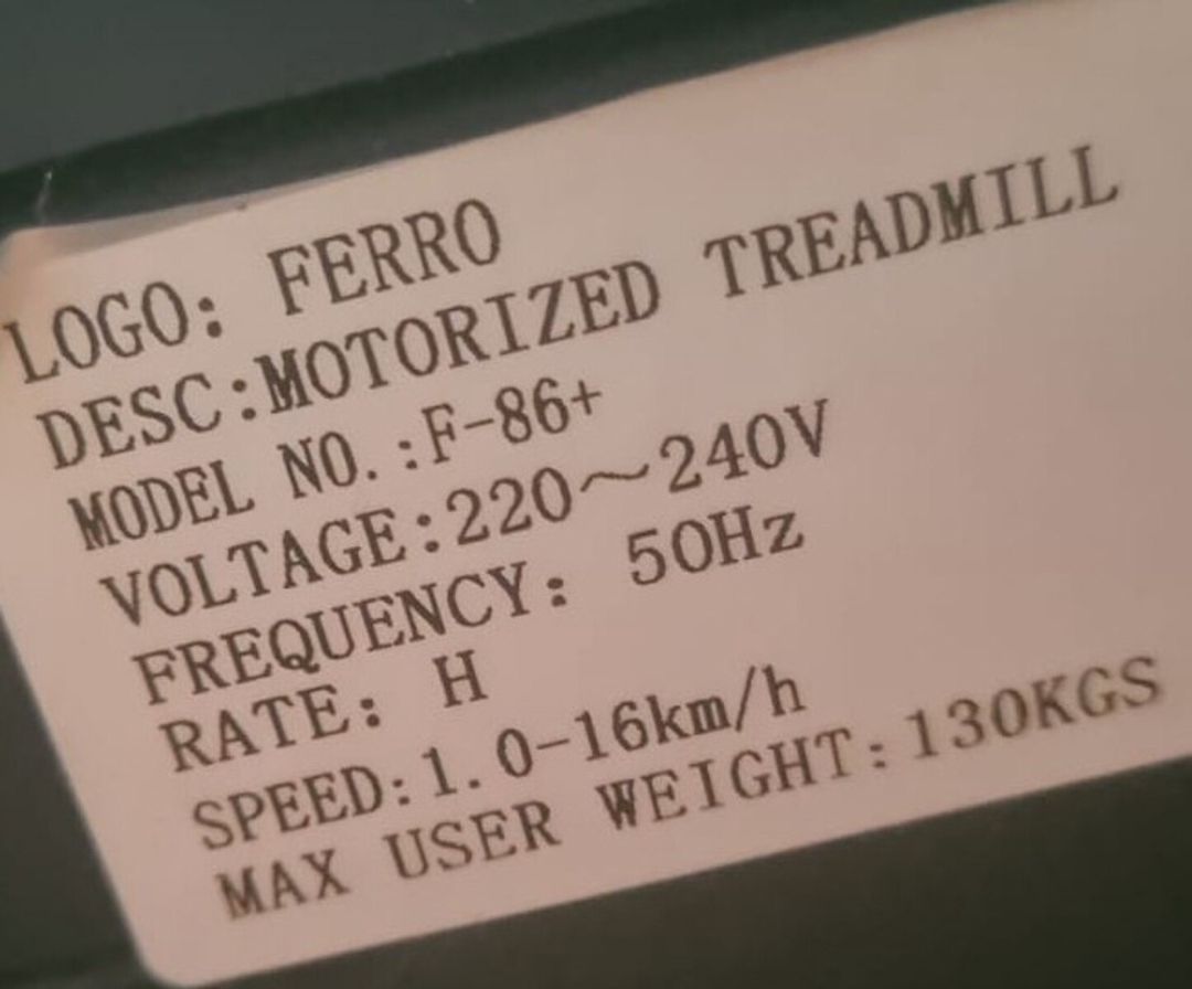 Qaçış trenajoru Ferro F-86+ — İdman, hobi, istirahət, Bakı (6)