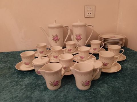 Çay dəsti, rəng - Ağ, Farfor, Almaniya — Dining tableware