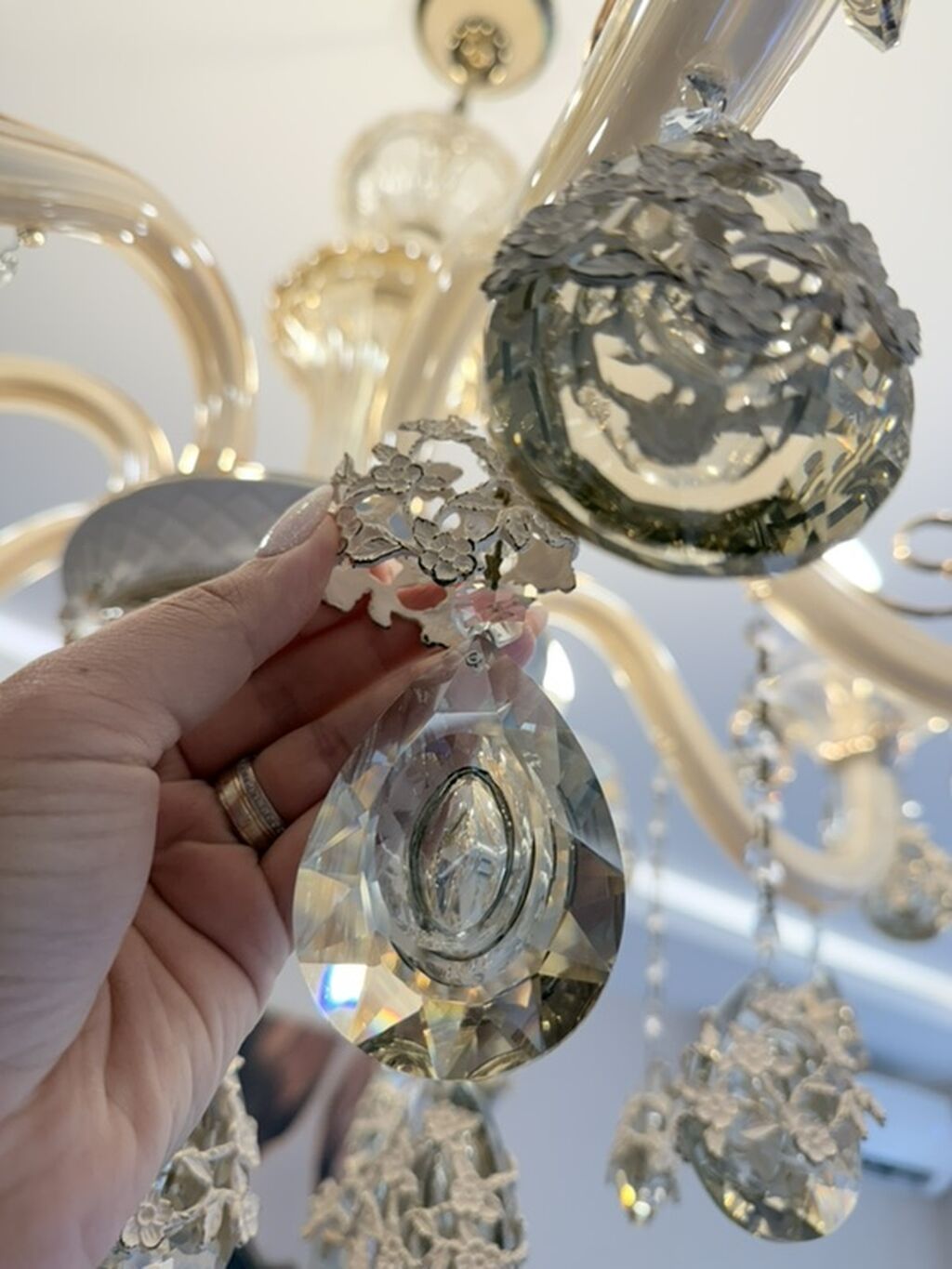 Çılçıraq, 8 lampa, Şüşə — Tavan is?qlar? v? cilc?raqlar, Bakı (4)