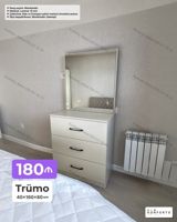 Trümo – 40×160×80 sm - Geniş güzgülü üst hissə və 3 dərin çekmece — Ürünler